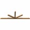 Ekena Millwork Saratoga Timber Gable Bracket, Western Red Cedar, 108"W x 36"H x 3 1/2"D x 3 1/2"F, 8/12 Pitch GBW108X36X0404SAR00SWR - alternate 4